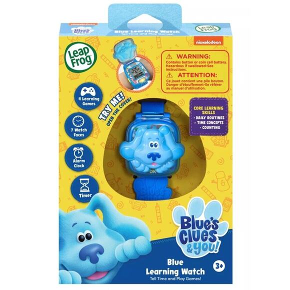 Nickelodeon Other - Nickelodeon LeapFrog Blues Clues and You! Blue Learning Watch for Preschoolers